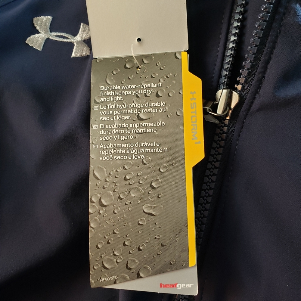 NWT NOTRE DAME Under Armour Storm HG/WR Track jacket (RARE OPPORTUNITY) - Picture 4 of 8